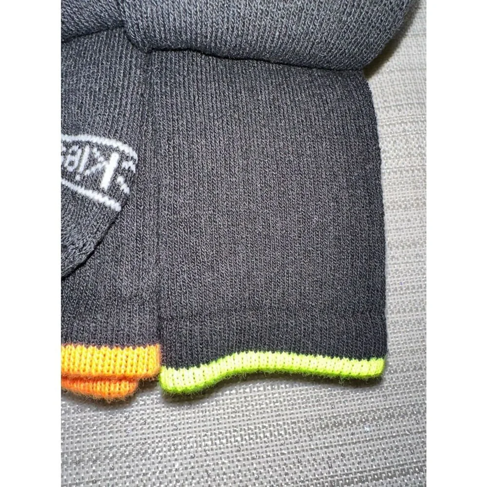 Dickies Black Gray Full Cushioned Soft Cotton Blend Work Socks